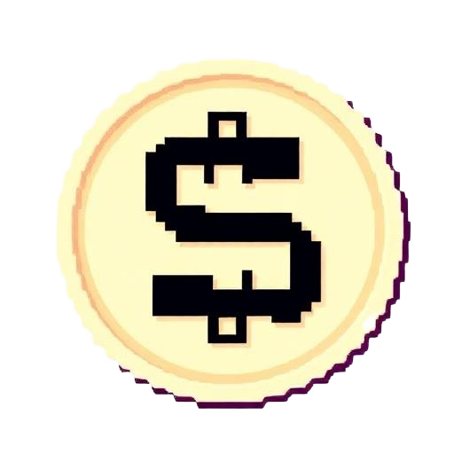$SIMCOIN pixel-art coin logo
